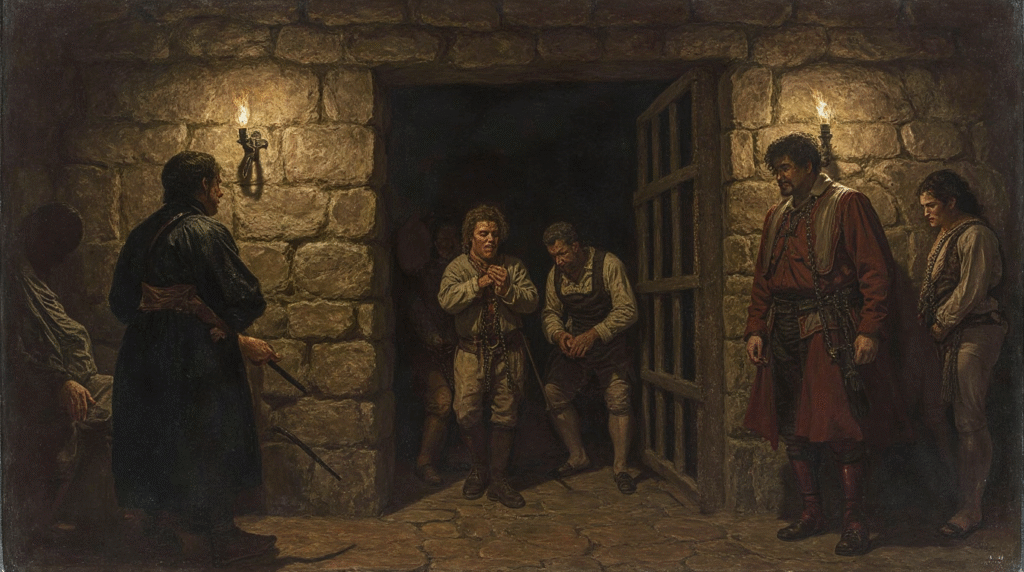 crie uma imagem no sistema prisional no perodo colonial uma imagem realista histrica estilo arte an v1sy7sh5vq771qa90h44 6 (1)